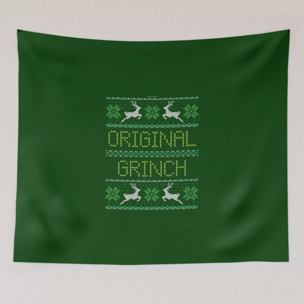 Item preview, Original Grinch Ugly Christmas Sweater designed and sold by Normbot2000.