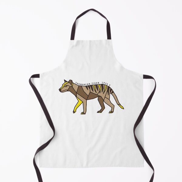 Item preview, Geometric Tasmanian Tiger - Yellow Accent designed and sold by AnimalsKnowAll.