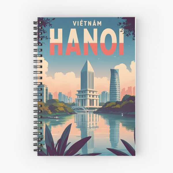 Item preview, Hanoi Vietnam Vintage Travel Tourism designed and sold by TravelersGems.