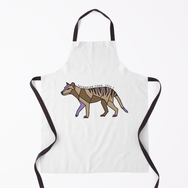 Item preview, Geometric Tasmanian Tiger - Amethyst Purple Accent designed and sold by AnimalsKnowAll.