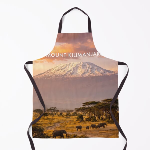 Item preview, Mount Kilimanjaro Modern Travel Poster designed and sold by travelwitheric.