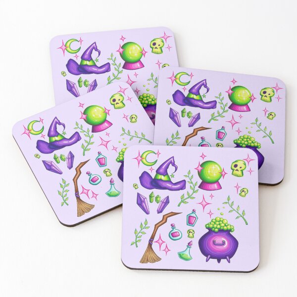 Item preview, Spooky Cute Witch Accessories Sticker Pack designed and sold by Spacetrashpress.