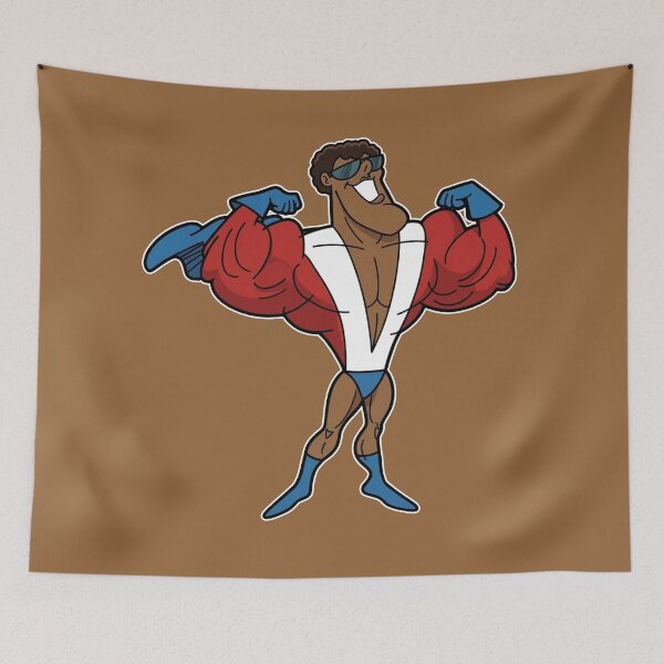 Item preview, Verb Superhero – Retro Grammar Cartoon designed and sold by Deviant Logic Design.