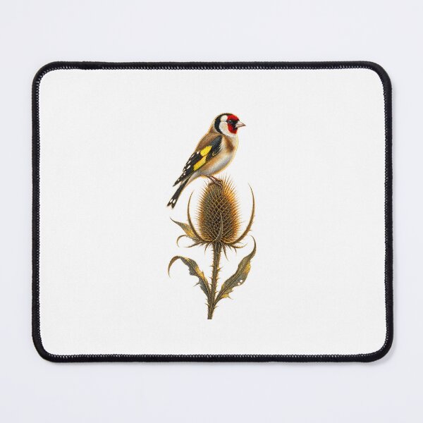 Item preview, Goldfinch & Teasel | Vintage Garden Bird Botanical Art | Birdwatcher Gift designed and sold by Brackenlume Studio.
