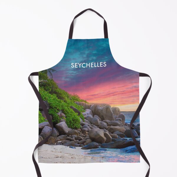 Item preview, Seychelles Modern Travel Poster designed and sold by travelwitheric.