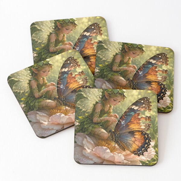 Item preview, Forest Fairy with Butterfly designed and sold by ArcaneVisionArt.