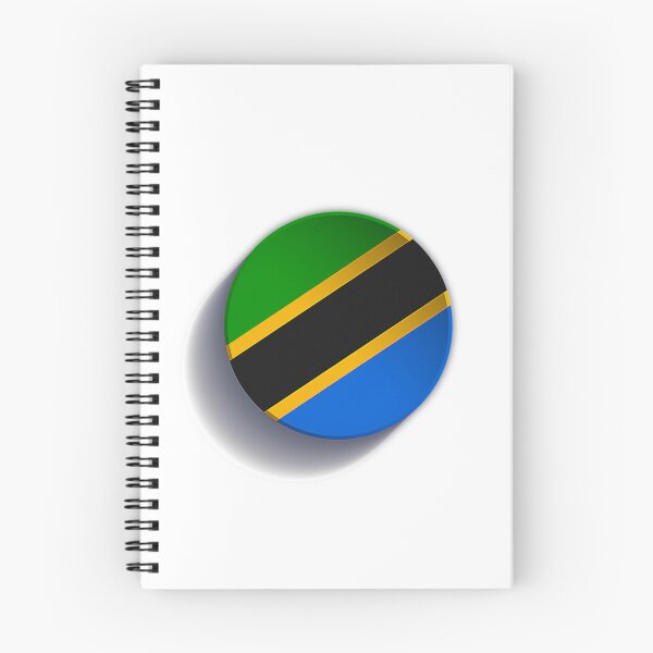 Artikelvorschau, 3D-Abzeichen der tansanischen Flagge – Isometrisches zylindrisches Nationalemblem entworfen und verkauft von Creatby7030.