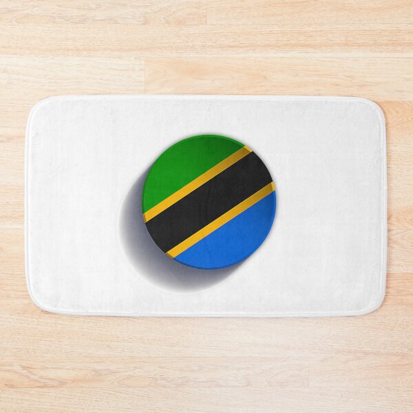 Item preview,  3D Tanzania Flag Badge - Isometric Cylindrical National Emblem  designed and sold by Creatby7030.