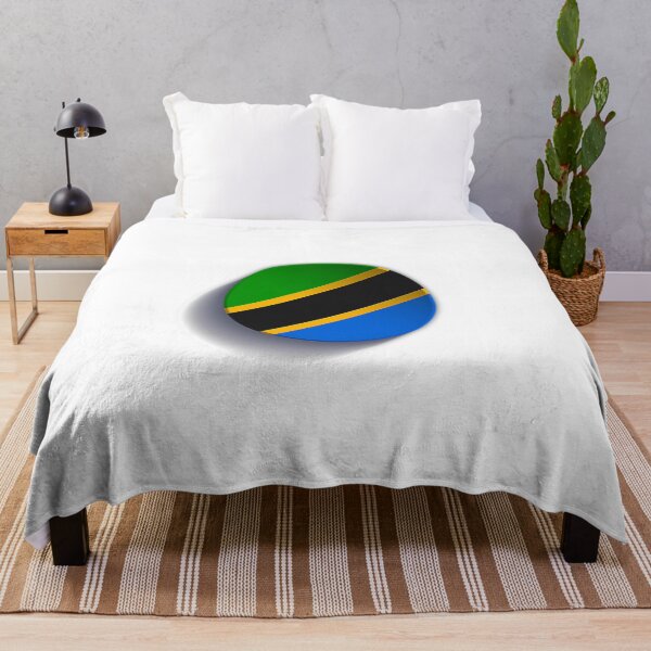 Item preview,  3D Tanzania Flag Badge - Isometric Cylindrical National Emblem  designed and sold by Creatby7030.