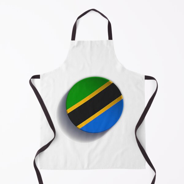 Item preview, 3D Tanzania Flag Badge - Isometric Cylindrical National Emblem designed and sold by Creatby7030.
