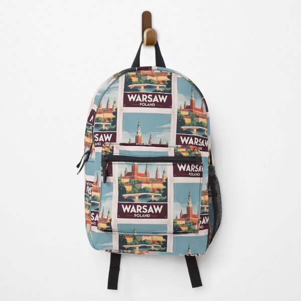 Item preview, Warsaw Poland Vintage Travel Tourism designed and sold by TravelersGems.