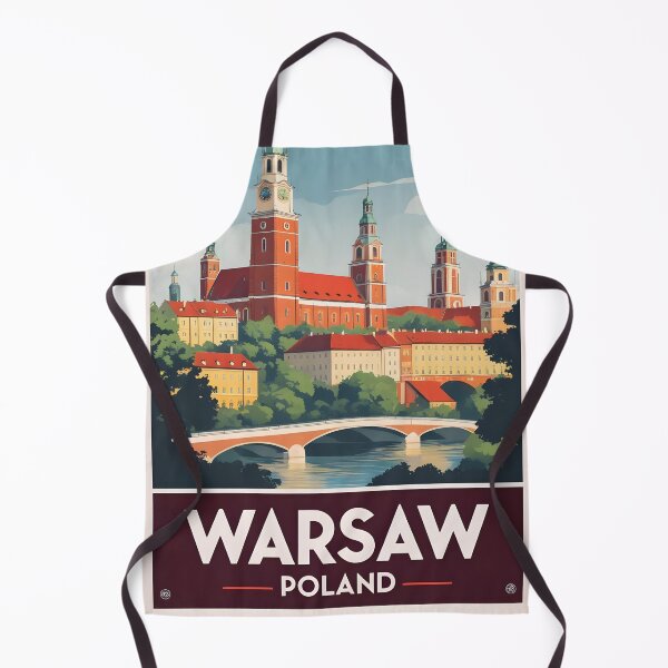 Item preview, Warsaw Poland Vintage Travel Tourism designed and sold by TravelersGems.
