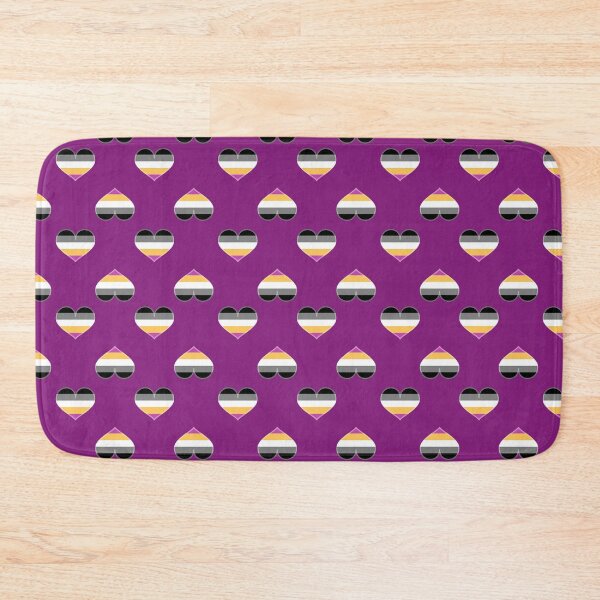 Item preview, Universal Asexual 5-stripe Pride Heart [Purple Edition] designed and sold by Roxzania.