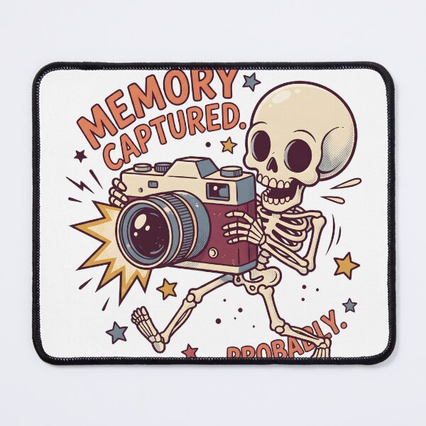 Item preview, Skeleton Photographer Vintage Camera Memory Captured Probably designed and sold by MisteryDesigner.