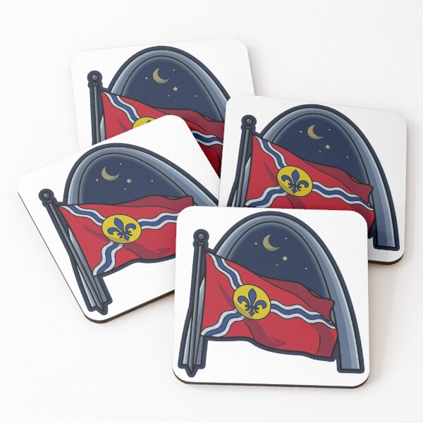 Item preview, STL St Louis Gateway Arch and City Flag designed and sold by MissouriThings.