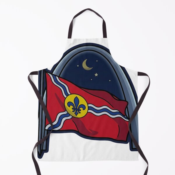 Artikelvorschau, STL St. Louis Gateway Arch und Stadtflagge entworfen und verkauft von MissouriThings.