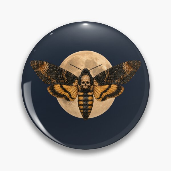 Item preview, Death's Head Moth with Moon designed and sold by cbfineart.