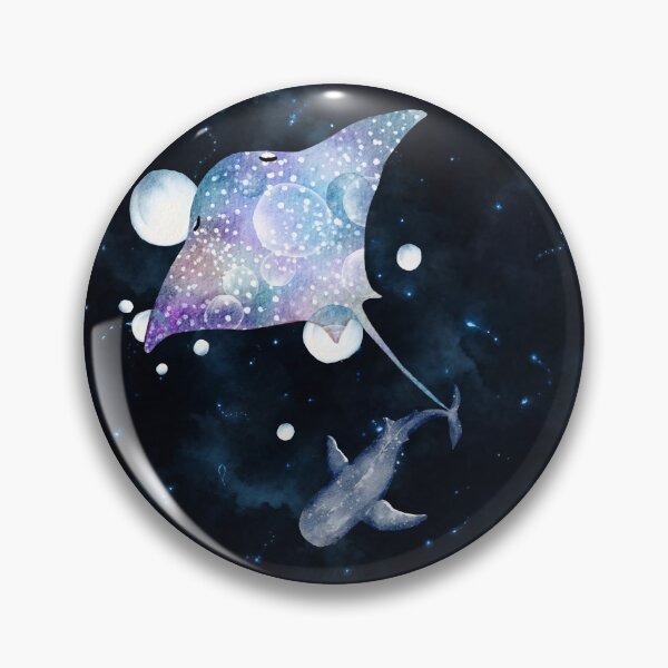 Item preview, Stingray and Whaleshark in deep sea designed and sold by BloomWears.