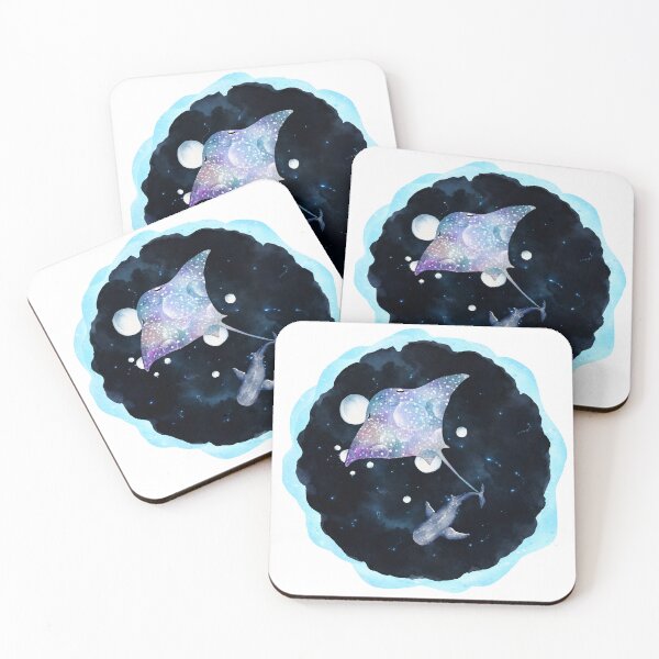 Item preview, Stingray and Whaleshark in deep sea designed and sold by BloomWears.