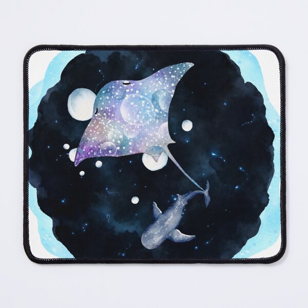 Item preview, Stingray and Whaleshark in deep sea designed and sold by BloomWears.