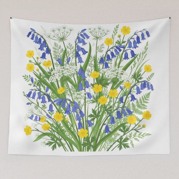 Item preview, Beautiful Blue And Yellow Wildflower Bouquet designed and sold by Owcomm.