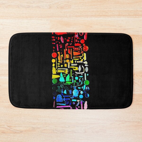 Item preview,  Rainbow Ocean Plastic Pollution - Marine Debris Knolling Flat Lay  designed and sold by Creatby7030.