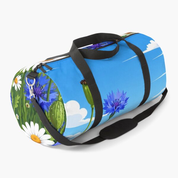 Item preview, Vibrant Red Poppies And Blue Cornflowers Landscape designed and sold by Owcomm.