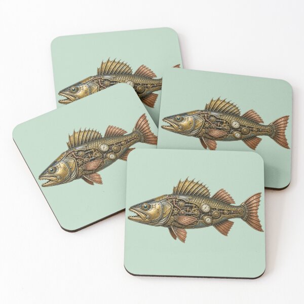Item preview, Steampunk Walleye Fish designed and sold by cbfineart.