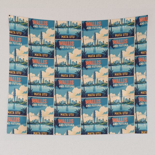 Item preview, Mata Utu Wallis And Futuna Vintage Travel designed and sold by TravelersGems.