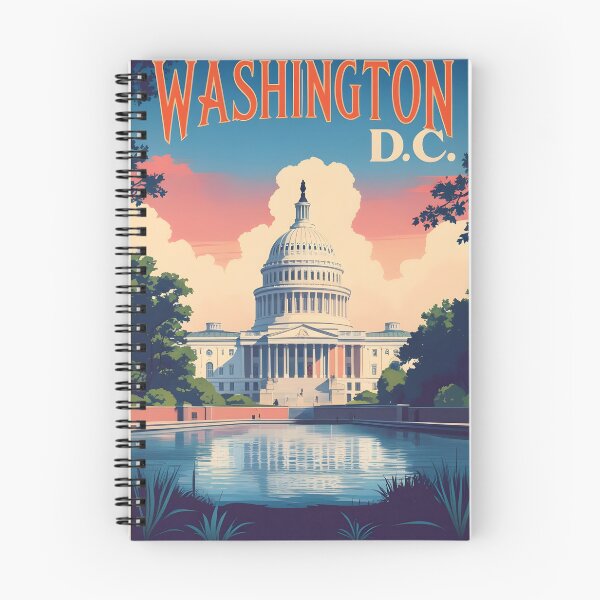 Item preview, Washington DC United States Vintage Travel designed and sold by TravelersGems.