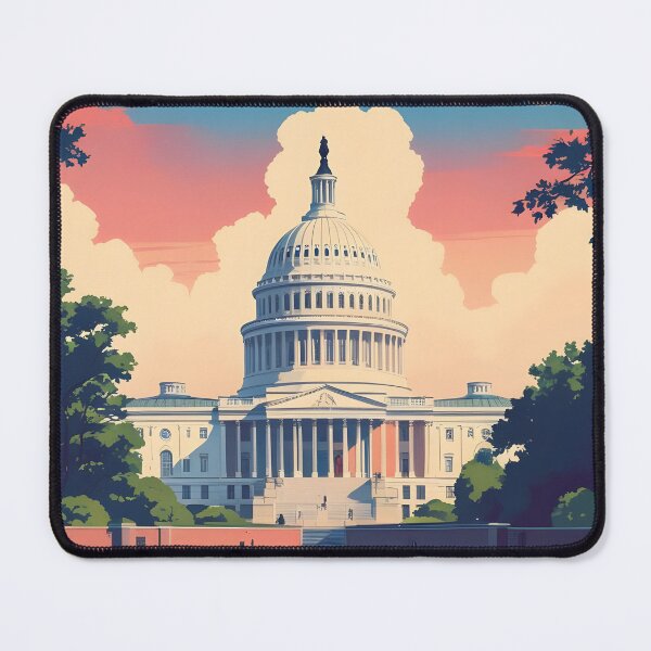 Item preview, Washington DC United States Vintage Travel designed and sold by TravelersGems.