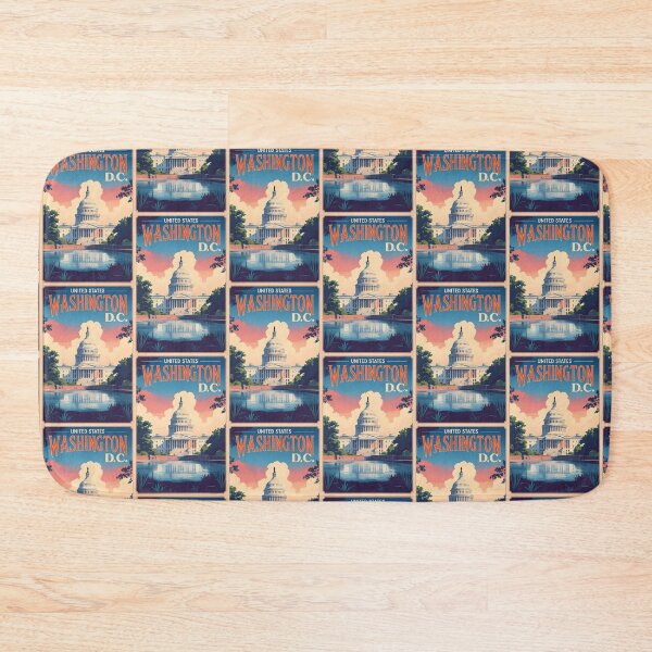 Item preview, Washington DC United States Vintage Travel designed and sold by TravelersGems.