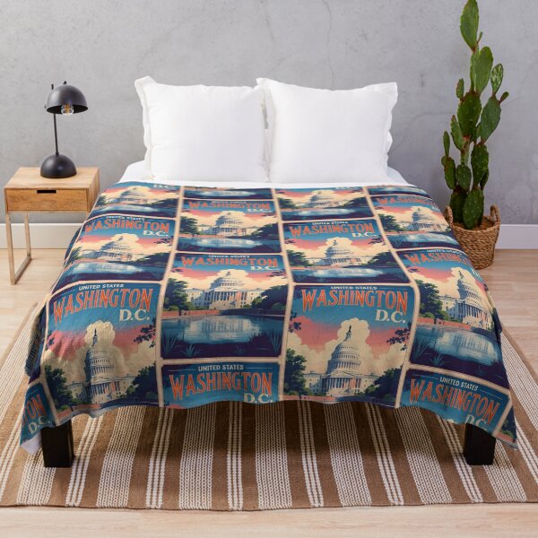 Item preview, Washington DC United States Vintage Travel designed and sold by TravelersGems.