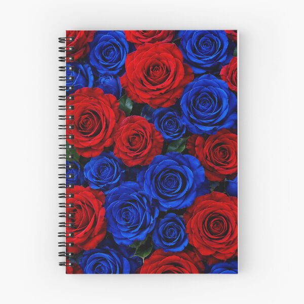 Item preview, Vibrant Red And Blue Rose Garden designed and sold by Owcomm.