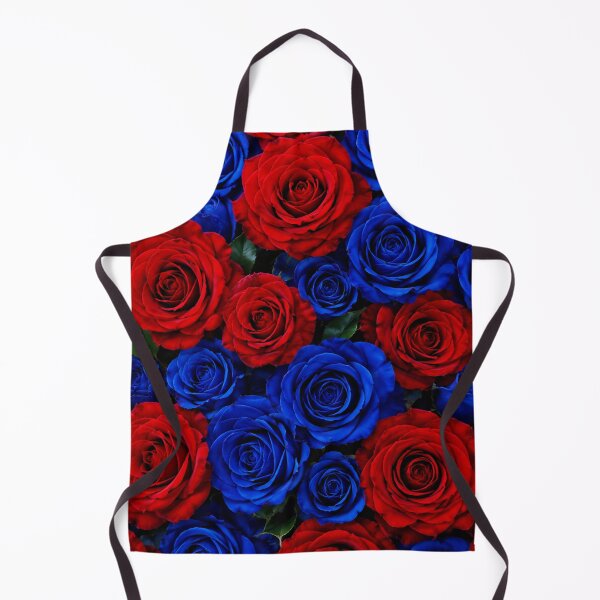 Item preview, Vibrant Red And Blue Rose Garden designed and sold by Owcomm.