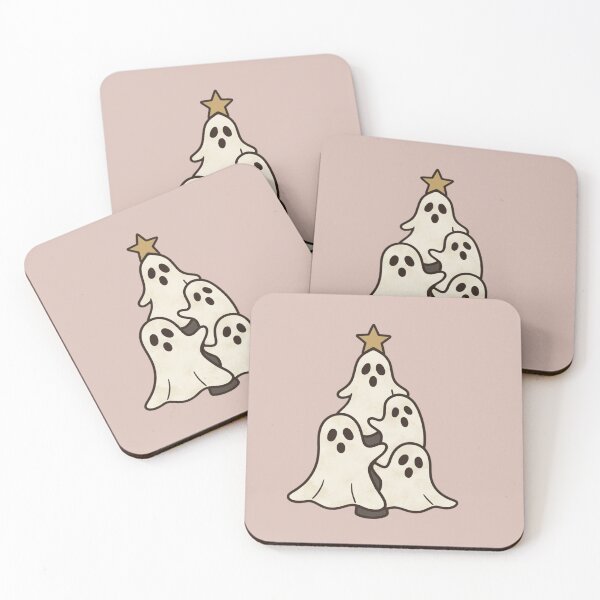 Item preview, Cute Ghost Christmas Tree Spooky designed and sold by wingoo22.
