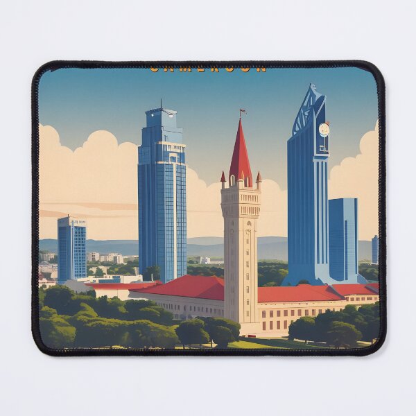 Item preview, Yaounde Cameroon Vintage Travel Tourism designed and sold by TravelersGems.