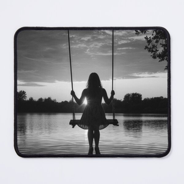 Item preview, Girl on a swing, sunset designed and sold by Astrid Arkhangelsky.