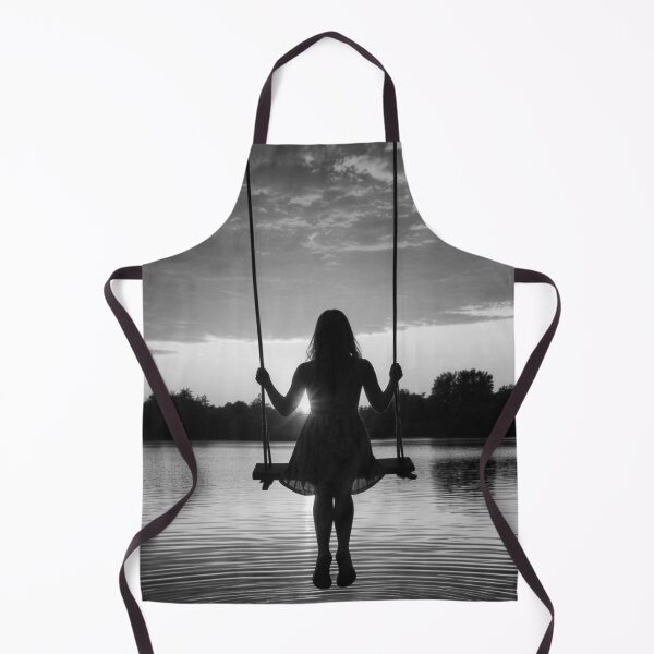 Item preview, Girl on a swing, sunset designed and sold by Astrid Arkhangelsky.