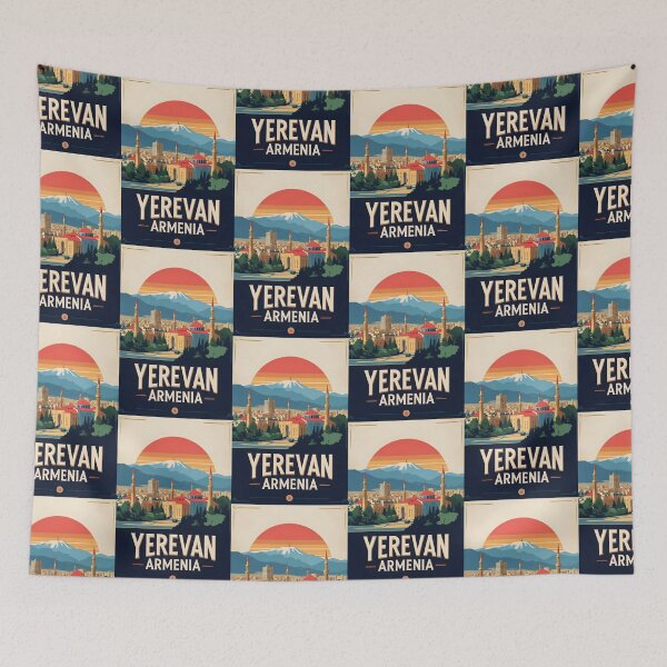 Item preview, Yerevan Armenia Vintage Travel Tourism designed and sold by TravelersGems.