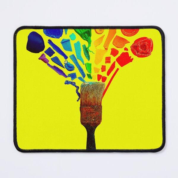 Item preview, Creative Ecology - Paintbrush Splatter of Colorful Recycled Plastic designed and sold by Creatby7030.