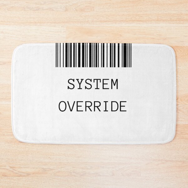Item preview, Cyberpunk System Override Barcode Techwear T-Shirt designed and sold by ForgeAndFaith.