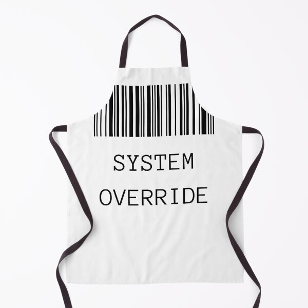 Item preview, Cyberpunk System Override Barcode Techwear T-Shirt designed and sold by ForgeAndFaith.