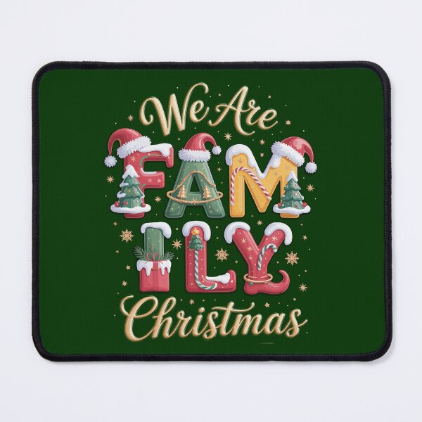 Item preview, WE ARE FAMILY - Festive Christmas designed and sold by Wander X Design.
