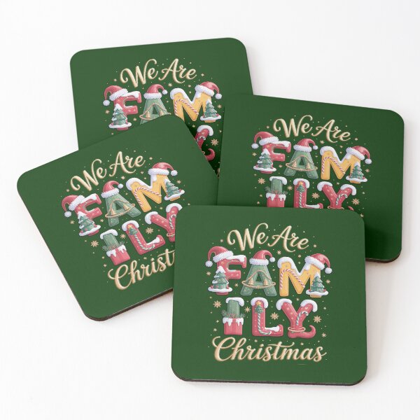 Item preview, WE ARE FAMILY - Festive Christmas designed and sold by Wander X Design.