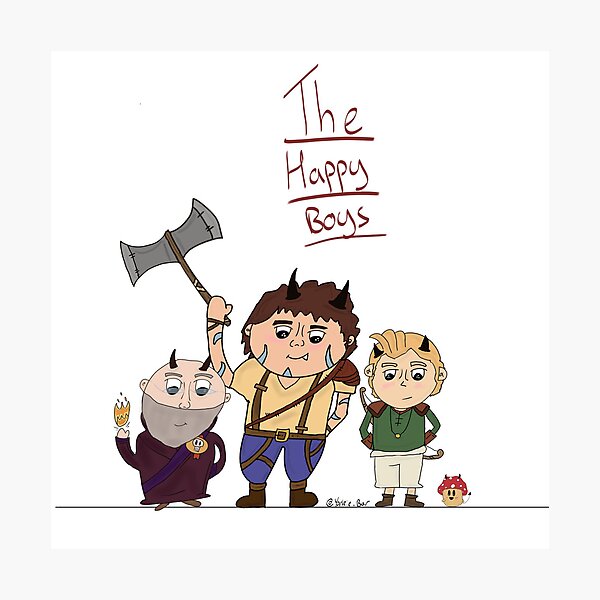 Item preview, The Happy Boys - Hell or Highrollers designed and sold by Yorkie_Bar.