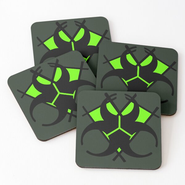 Item preview, Anti-Love Biohazard Symbol (Toxic Waste Version) designed and sold by Shadow Sheep Designs .