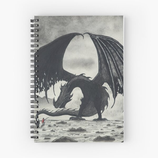 Item preview, FEAR- Charcoal Dragon Art  designed and sold by Chris Ott Creates.
