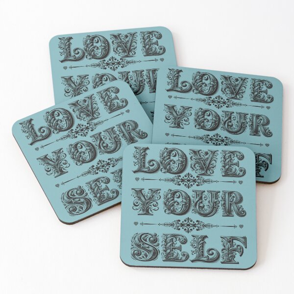 Item preview,  Love Your Self  decorative font 22 designed and sold by GoGreenlove.
