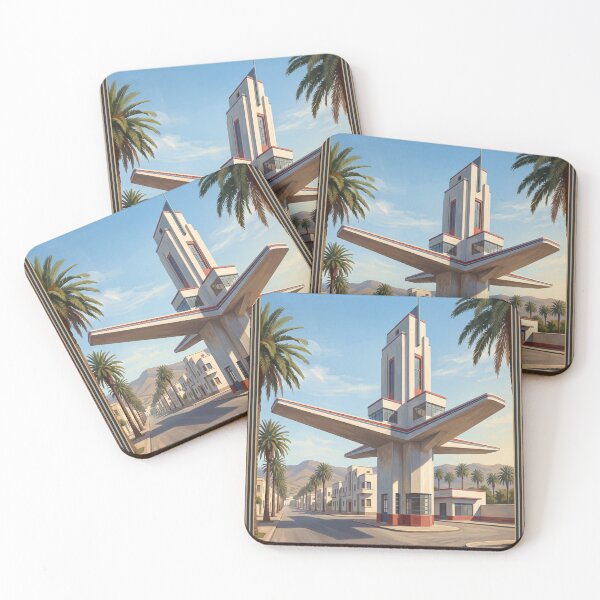 Item preview, Asmara Eritrea Vintage Travel Art – Art Deco Architecture & Italian Modernism designed and sold by Bomax121.